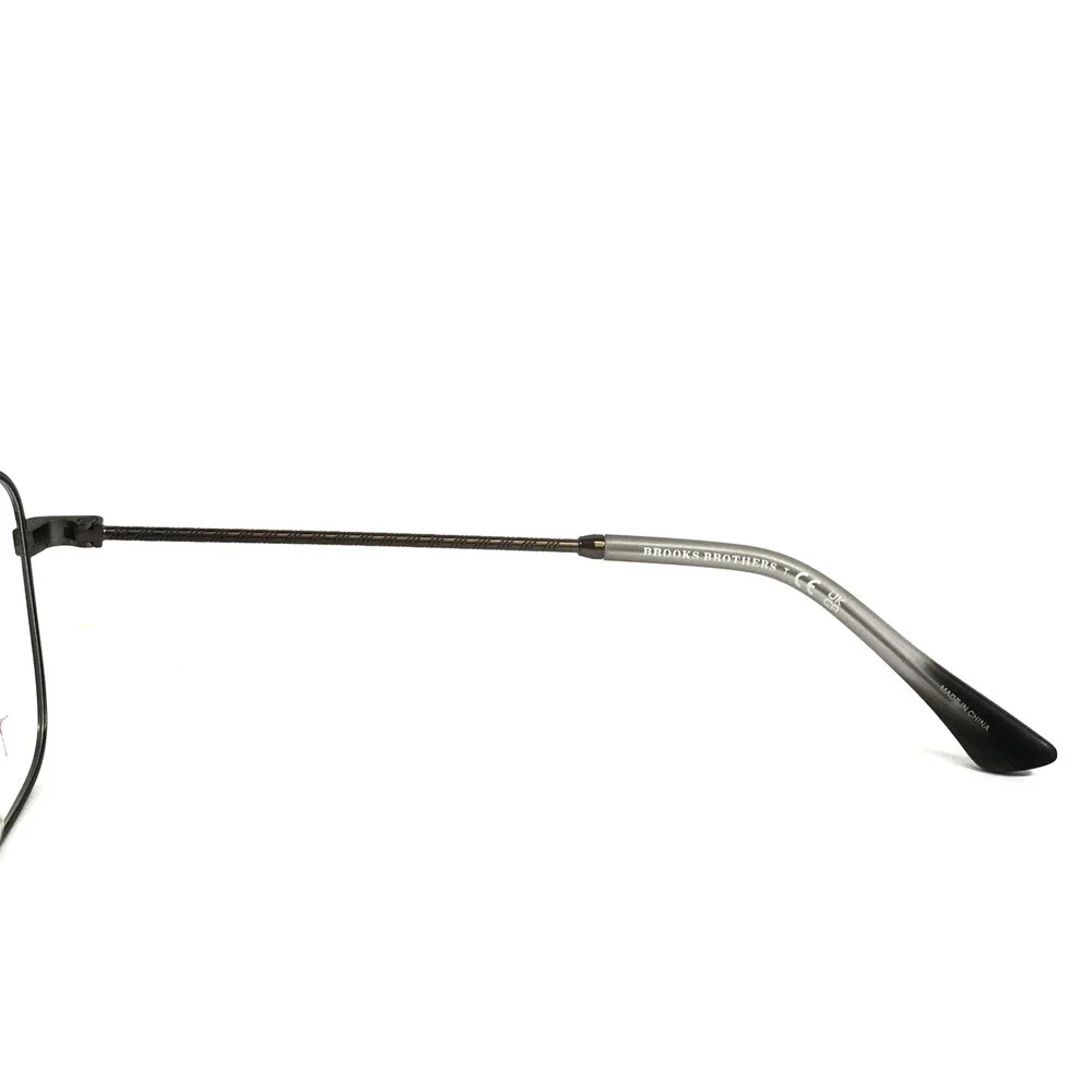 Brooks Brothers Eyeglasses Frames BB1094 1016 Brown Square Wire Rim 55-17-145